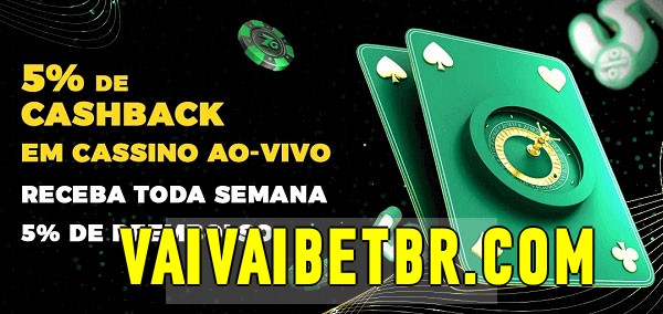 Promoções do cassino ao Vivo vaivaibet.com 